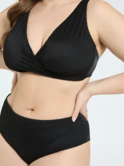 Bikini a rete con scollo incrociato
