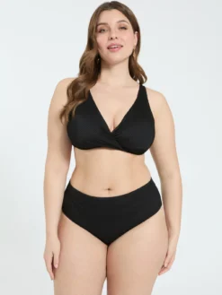 Bikini a rete con scollo incrociato