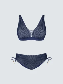 Bikini con rete chevron