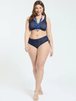 Bikini con rete chevron