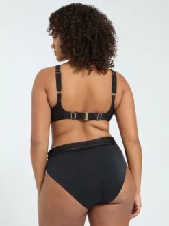 Bikini zebrato con allacciatura frontale