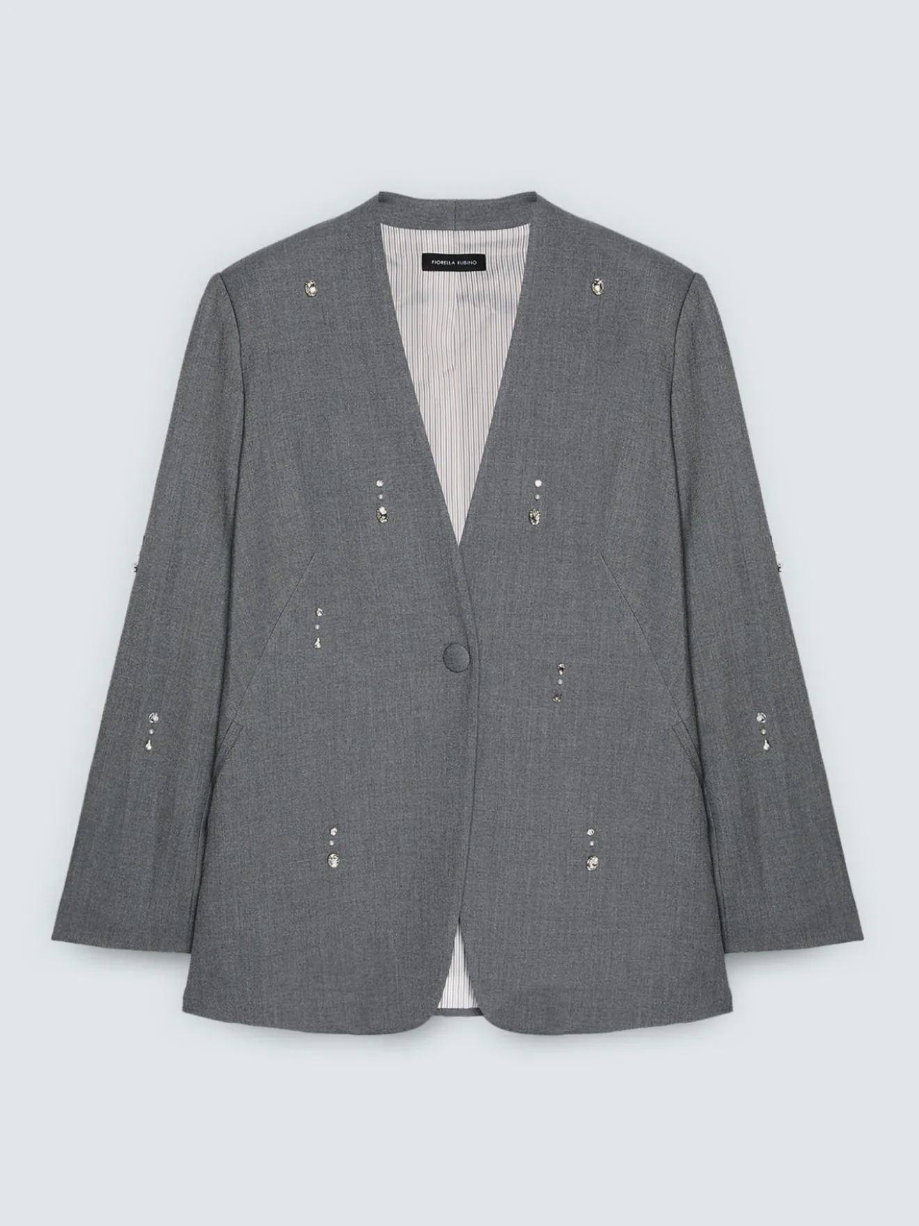 Blazer con dettagli brillanti