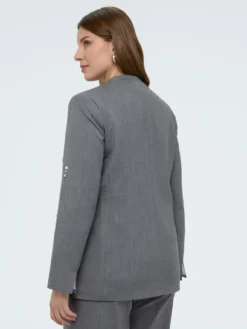 Blazer con dettagli brillanti