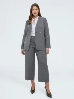 Blazer con dettagli brillanti
