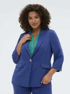 Blazer con maniche a tre quarti