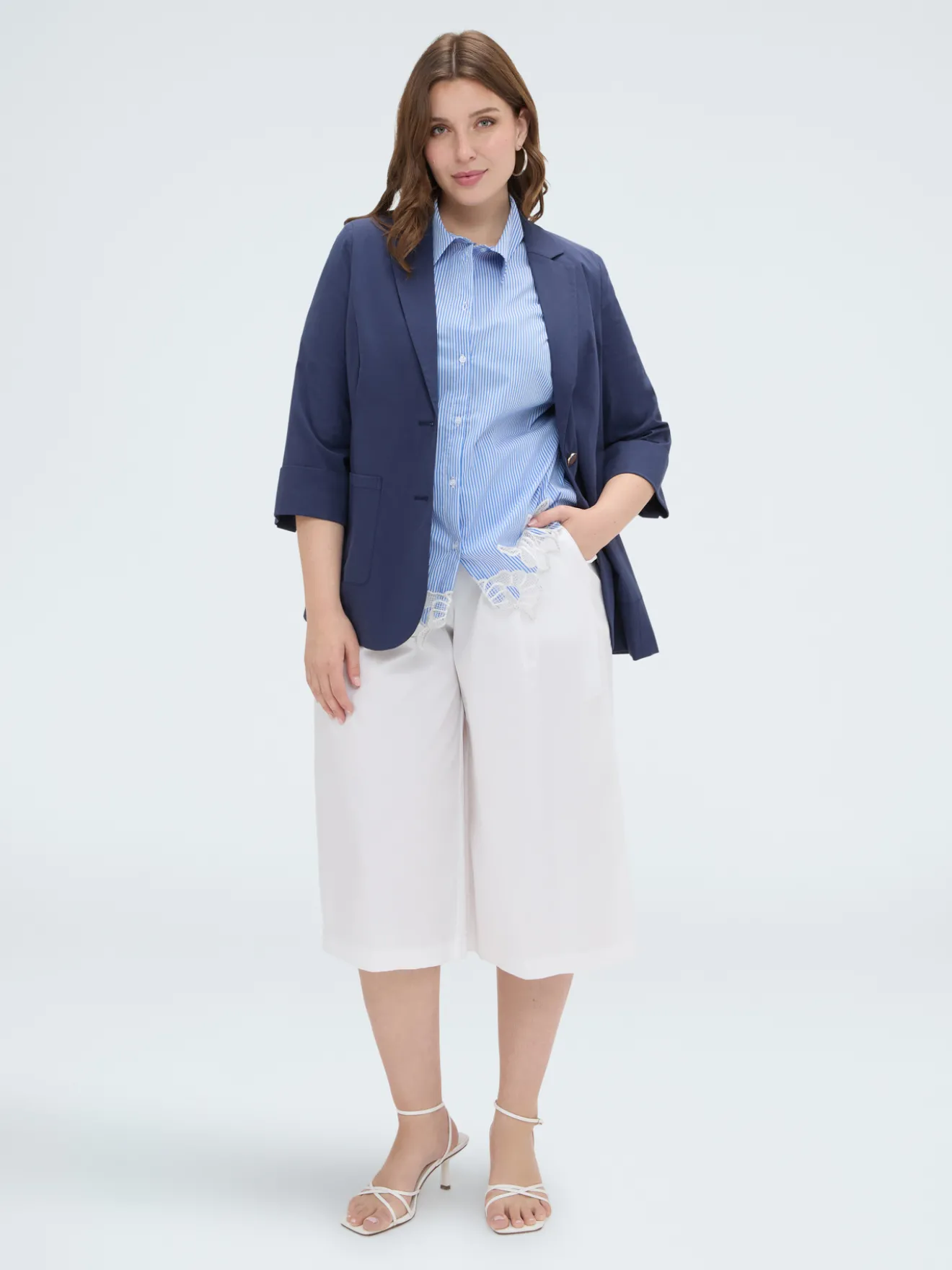 Blazer con maniche tre quarti