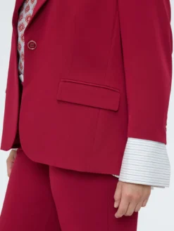 Blazer con polsino effetto camicia staccabile