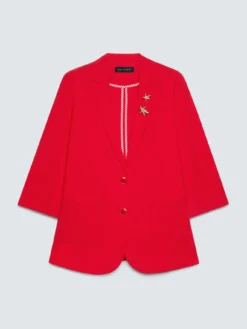 Blazer con spille