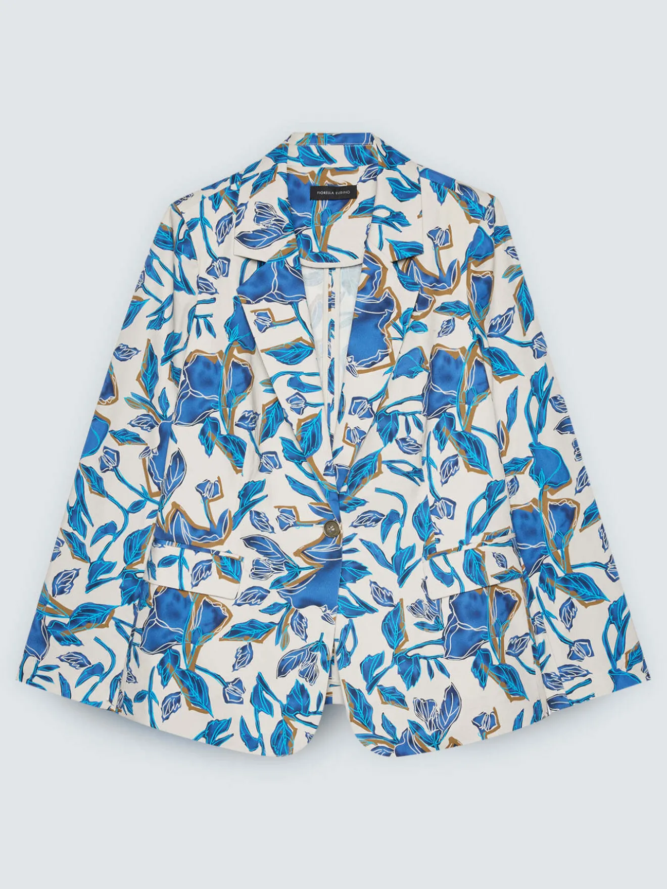 Blazer con stampa floreale
