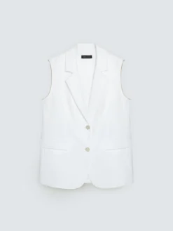 Blazer 2 in 1 con maniche staccabili