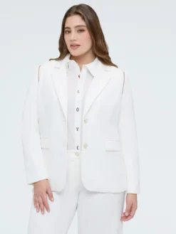 Blazer 2 in 1 con maniche staccabili