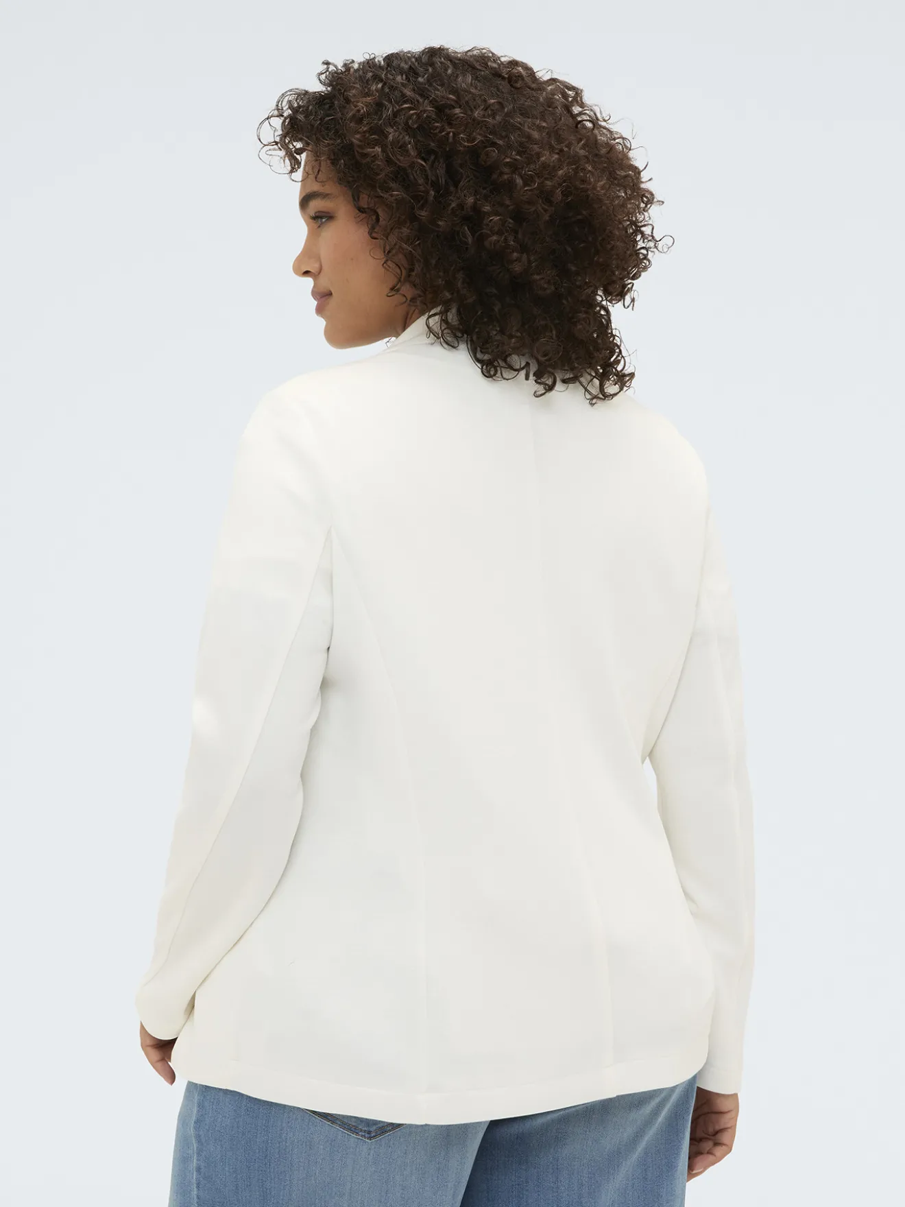 Blazer in scuba con applicazioni crystal