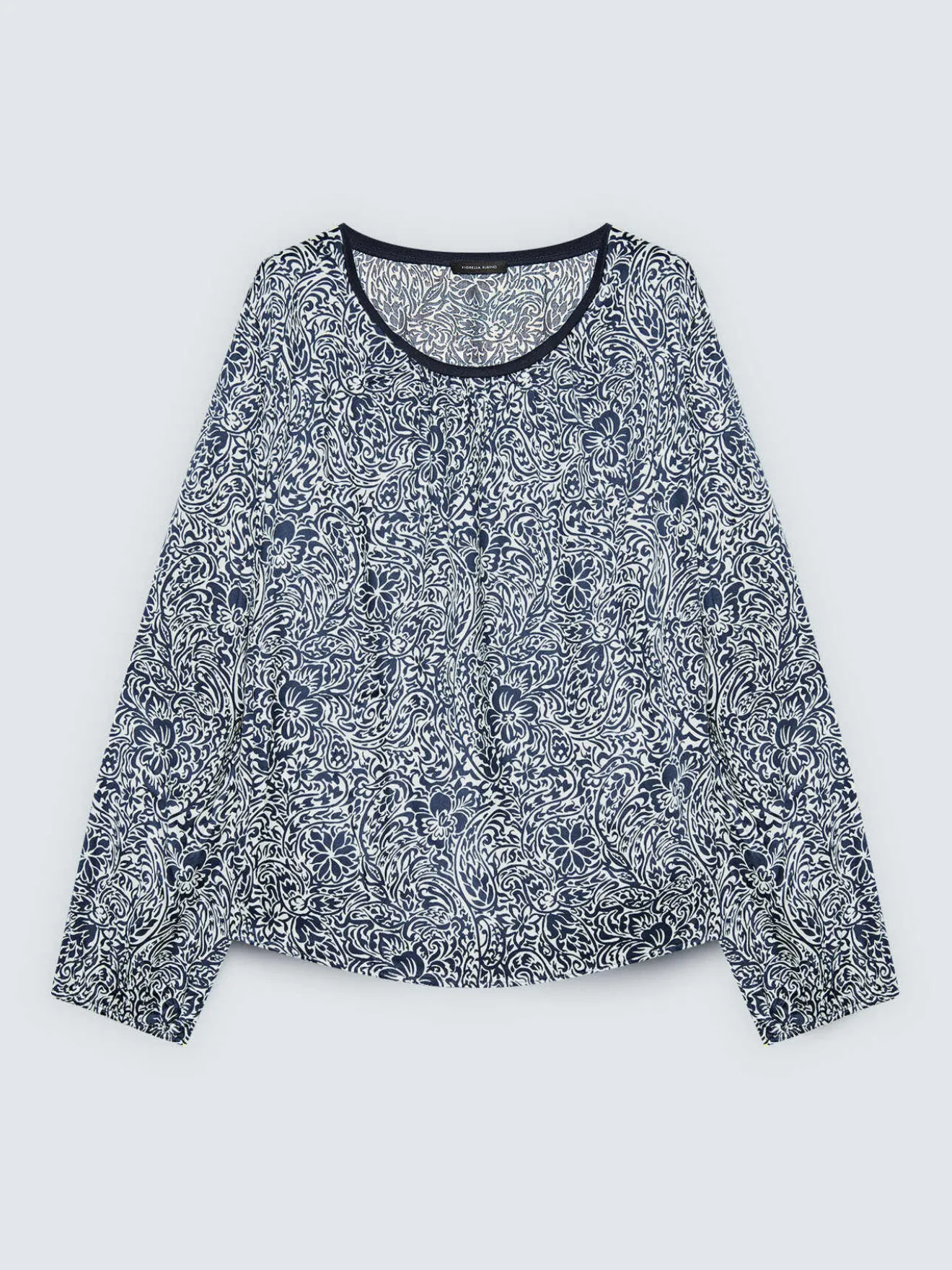 Blusa con stampa floreale