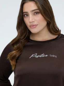 Blusa in raso Positive feeling