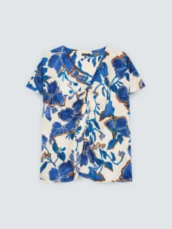 Blusa stampa floreale