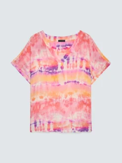 Blusa tie-dye in viscosa