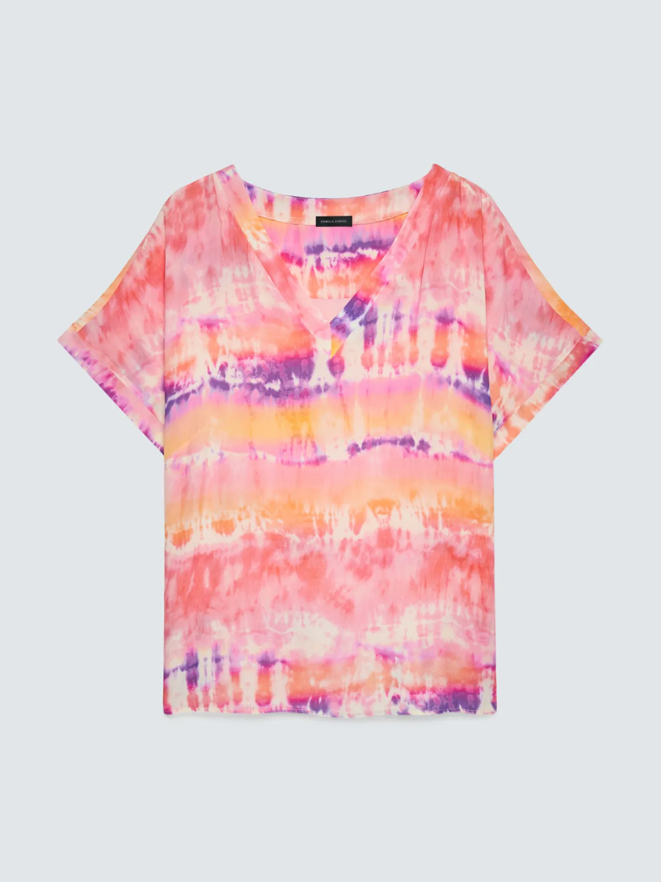 Blusa tie-dye in viscosa