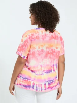 Blusa tie-dye in viscosa
