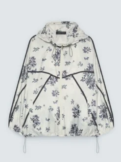 Bomber con stampa floreale