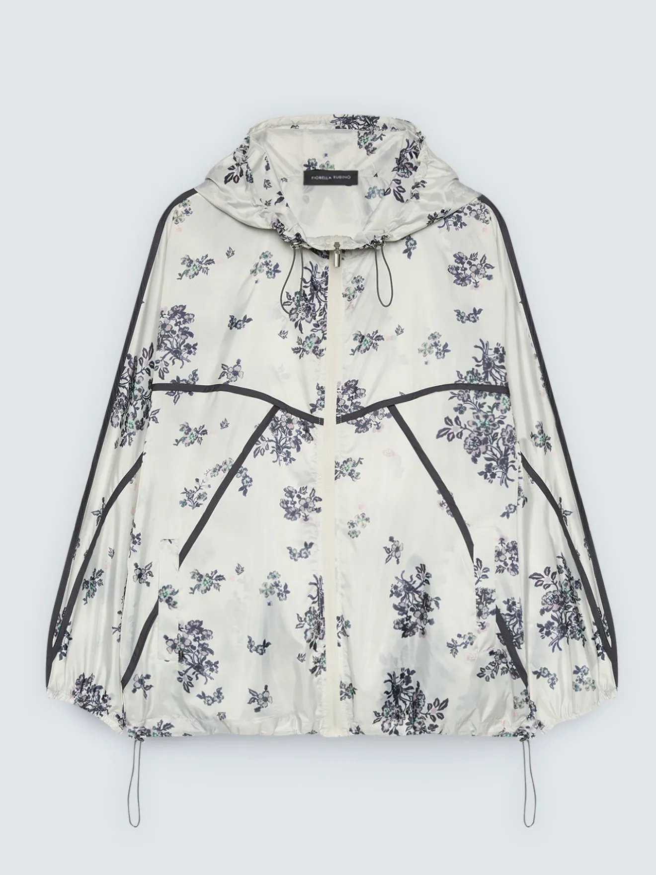 Bomber con stampa floreale