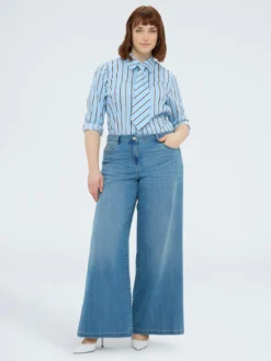 Camicia a righe con cravattina