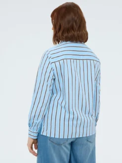 Camicia a righe con cravattina