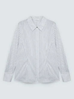 Camicia a righe in cotone