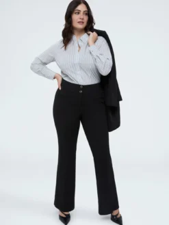 Camicia a righe in cotone