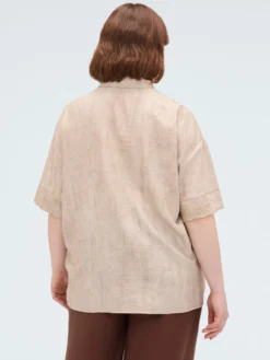 Camicia boxy in misto viscosa