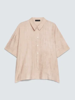 Camicia boxy in misto viscosa