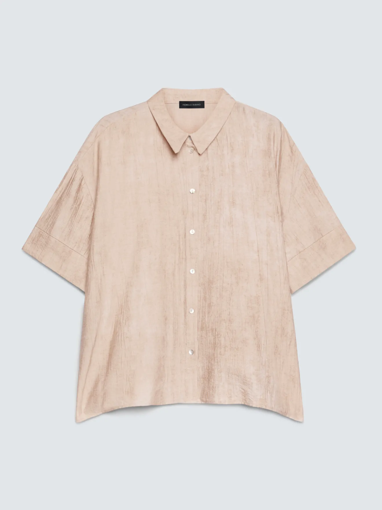 Camicia boxy in misto viscosa