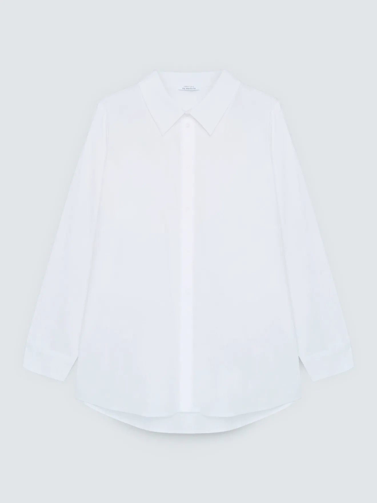 Camicia classica in popeline di cotone
