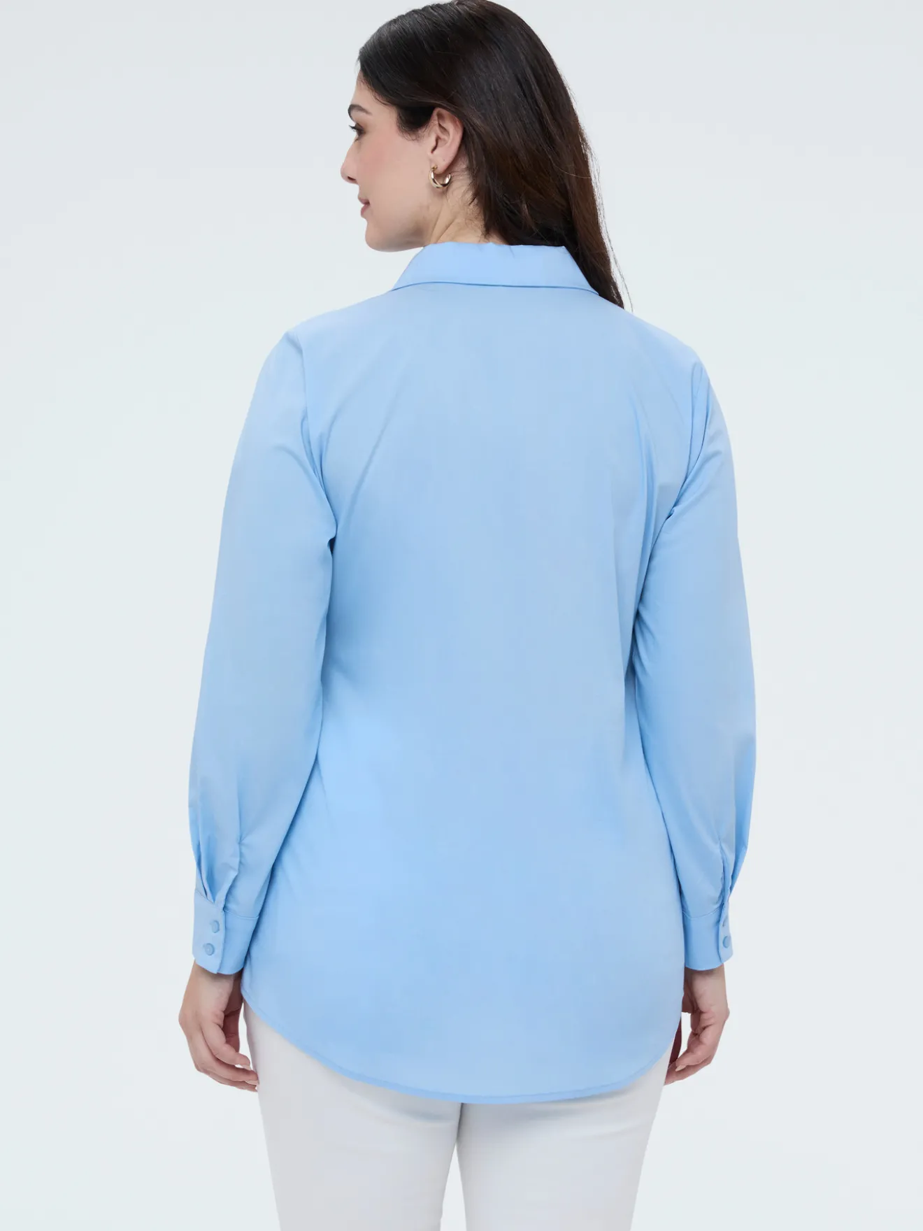 Camicia classica in popeline di cotone