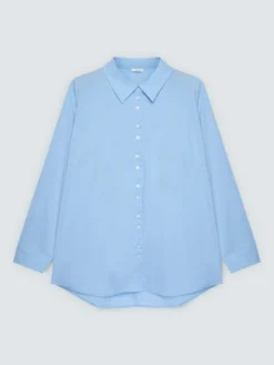 Camicia classica in popeline di cotone