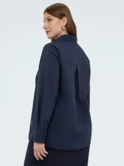 Camicia con applicazioni crystal