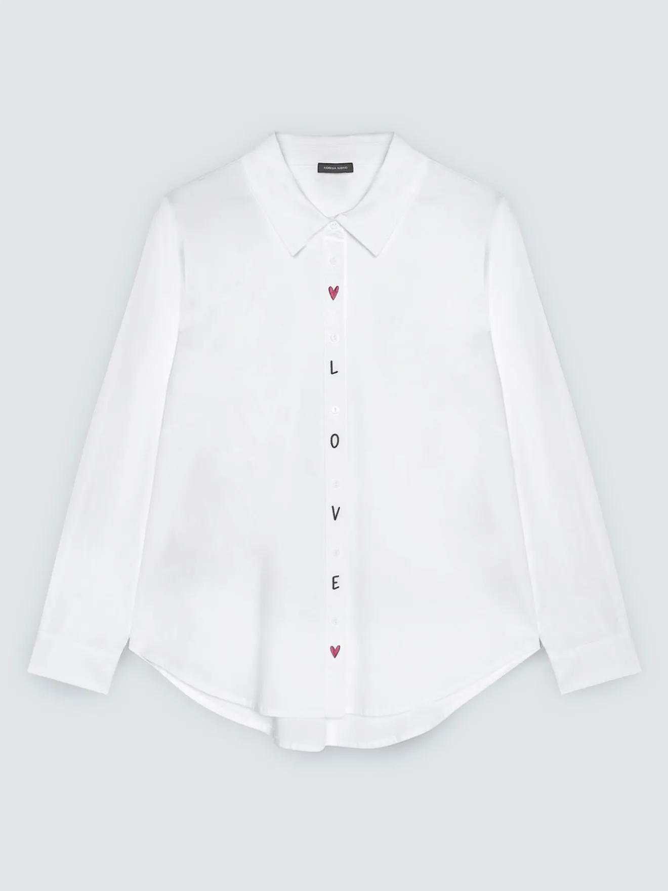 Camicia con ricamo LOVE