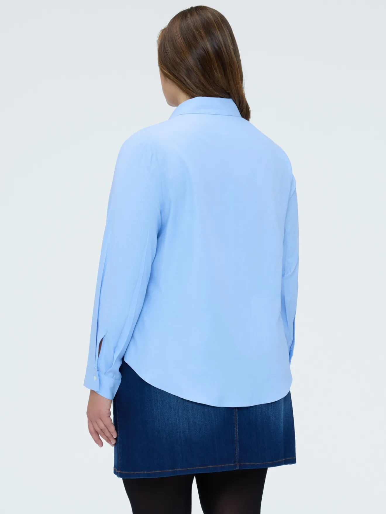 Camicia con scritta in strass