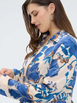 Camicia con stampa floreale