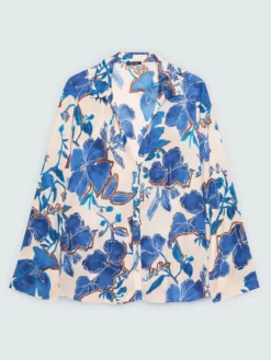 Camicia con stampa floreale