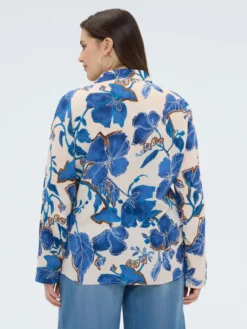 Camicia con stampa floreale