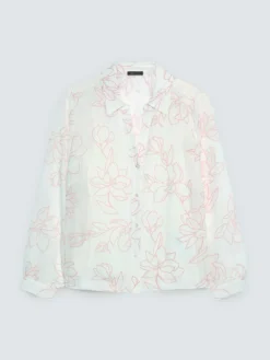 Camicia con stampa floreale