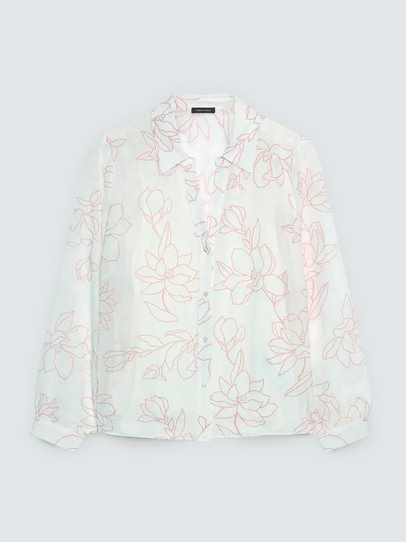 Camicia con stampa floreale