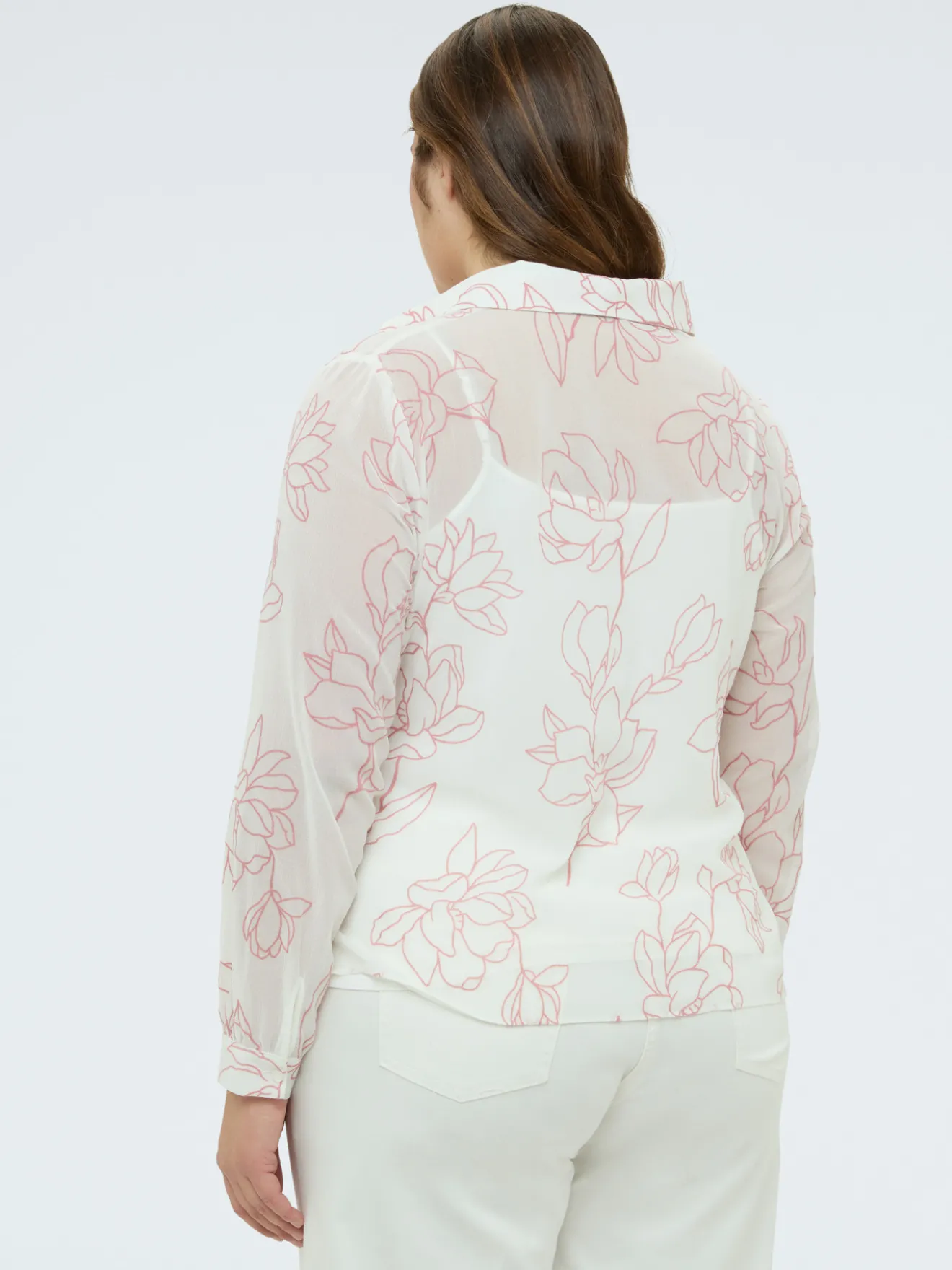 Camicia con stampa floreale