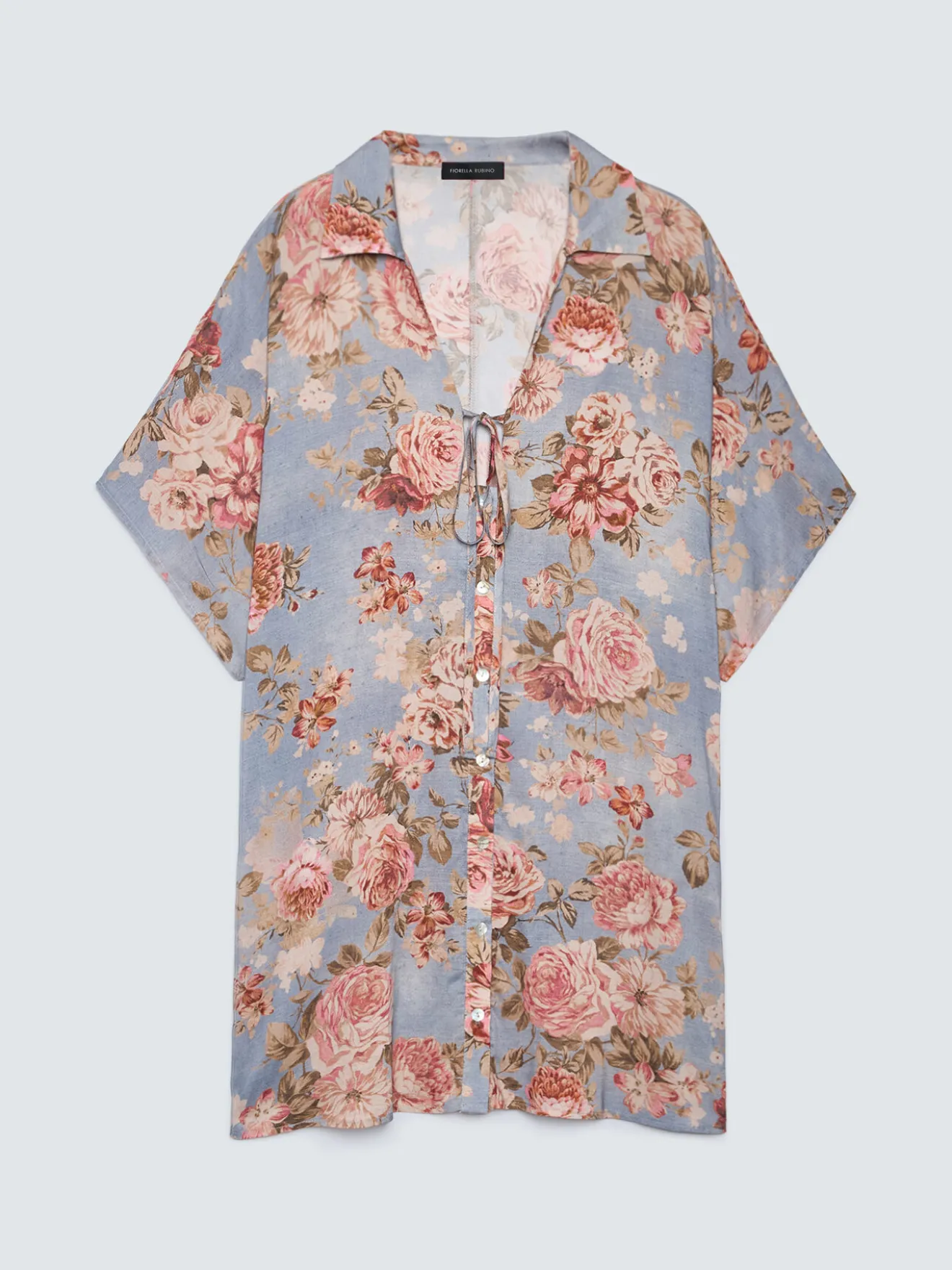 Camicia con stampa floreale