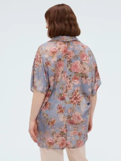 Camicia con stampa floreale