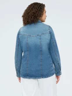 Camicia in denim con punti luce