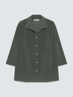 Camicia in jersey con colletto