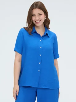 Camicia in misto viscosa