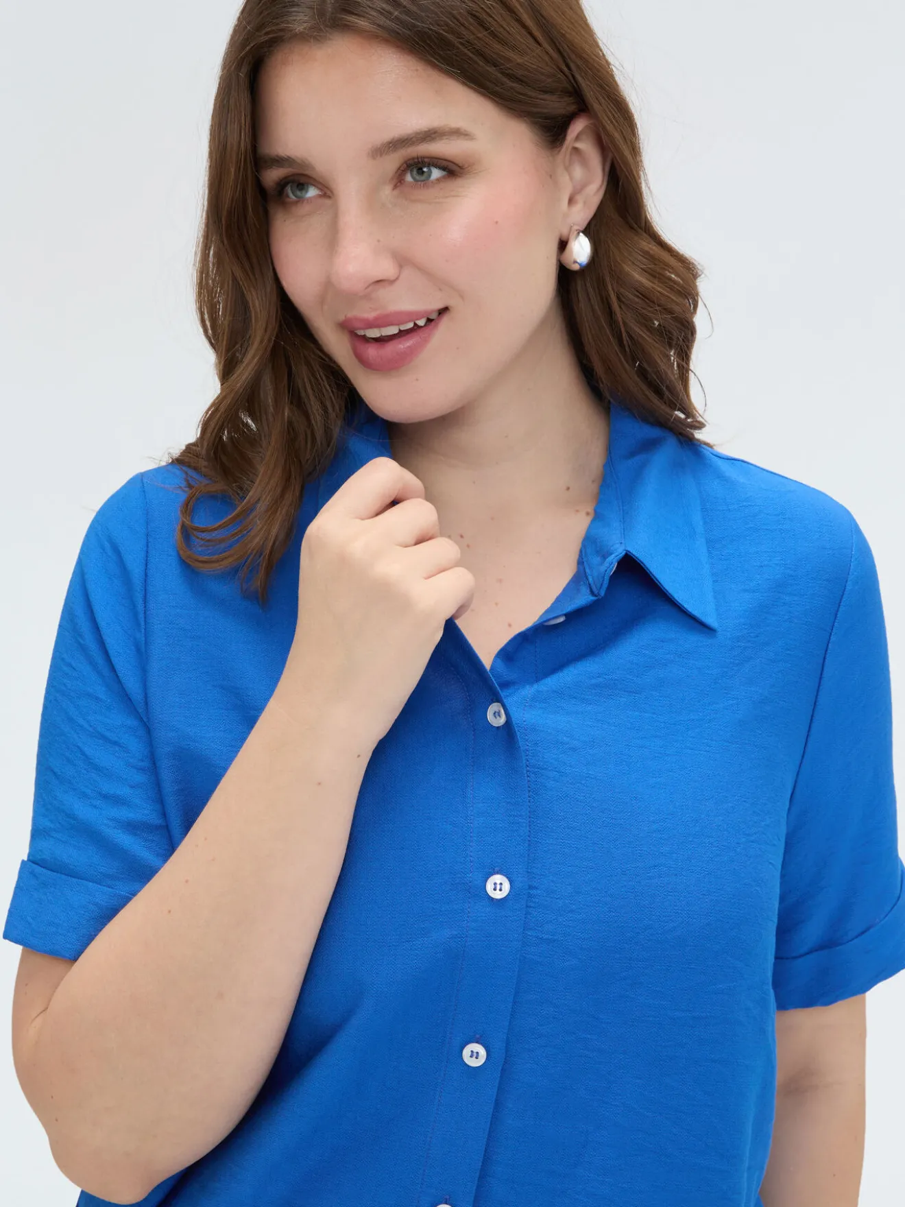 Camicia in misto viscosa