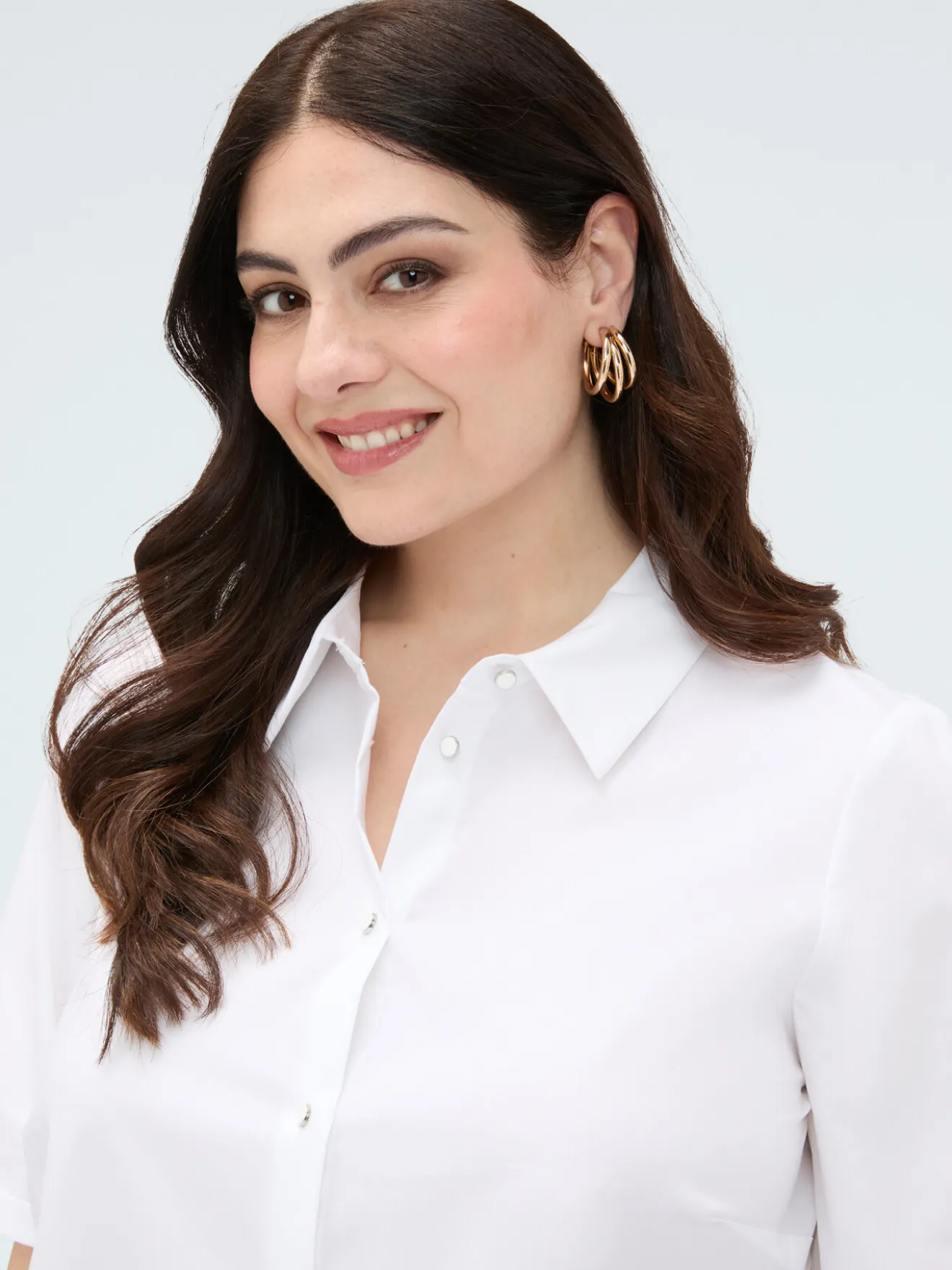Camicia in popeline di cotone
